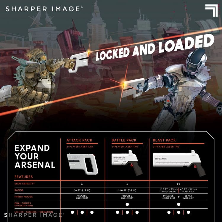 2-Player Laser Tag Attack Pack