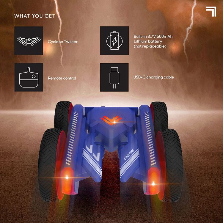 Cyclone Twister Remote Control Stunt Car