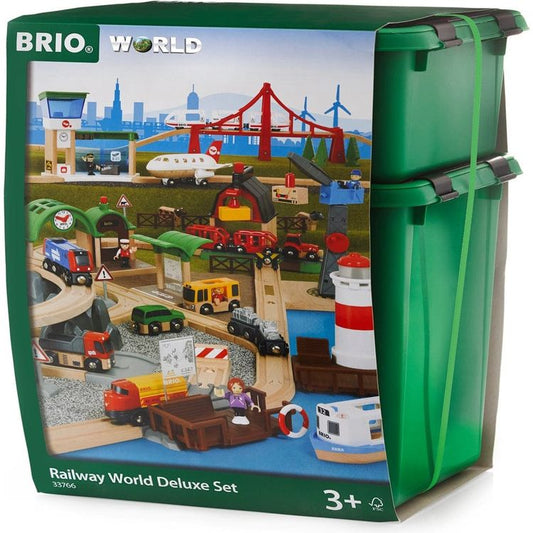 106 Piece Railway World Deluxe Set