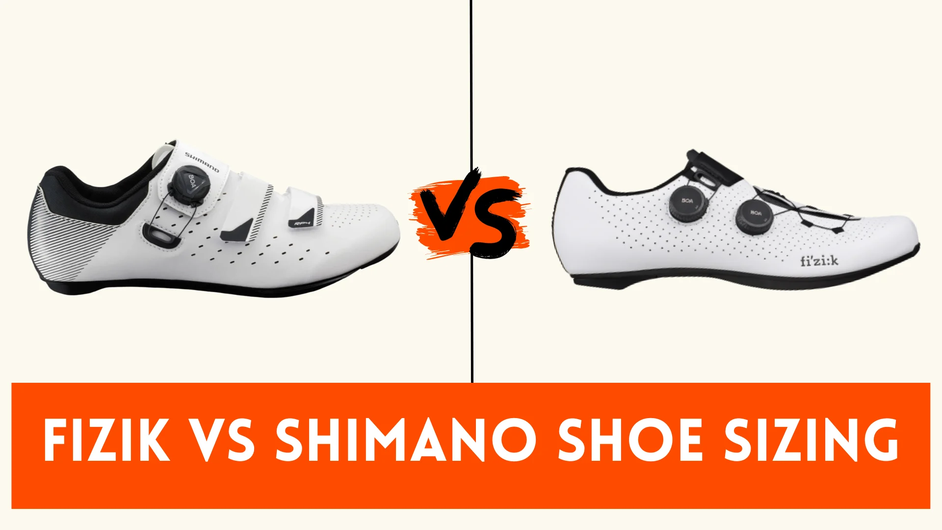 FIZIK vs SHIMANO sizing