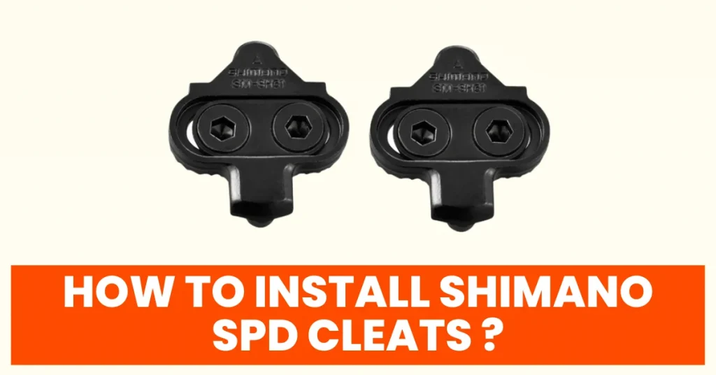 How to Install Shimano SPD Cleats