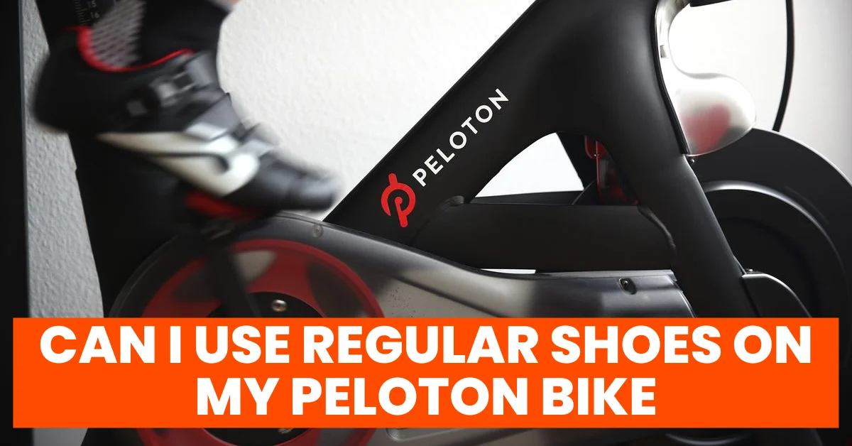 Can I use regular shoes on my Peloton bike
