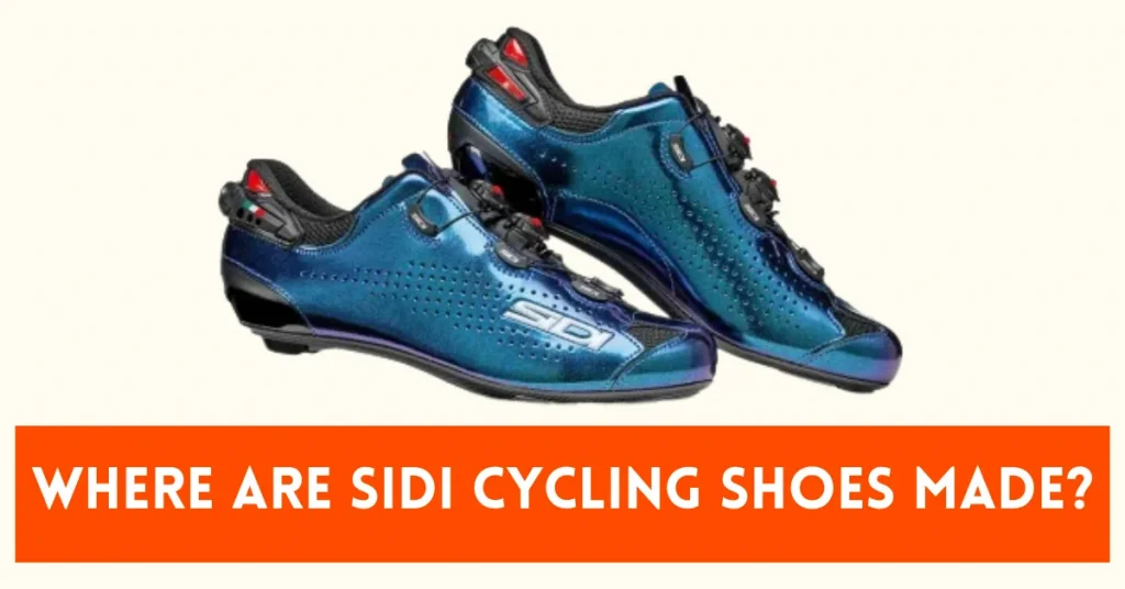 Where Are SIDI Cycling Shoes Made